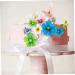 100PCS Glutinous Edible Rice Paper Flower Shape Cake Baking Decoration Edible Flower for Cake Toppers Birthday Wedding Party Cupcake Food Decorations Rice Paper Cupcake Topper Decoration - Buy Online on SooperMarket.com