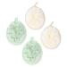 4pcs Pure Color Bath Flower Bath Ball Shower Body Brush Shower Bath loofah Sponge Shower Back Scrubber Back loofah Bath Balls Shower Stool PE mesh Material take a Bath