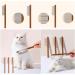 Cat Brush 3 Pcs Solid Wood Pet Comb Grooming Tool Dog Flea Comb Pet Combs Suitable for Cats Dogs Rabbits and Other Pets Grooming Long Hair Hair Cleaning and Flea Cleaning - Buy Online on SooperMarket.com