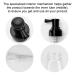 Barber Powder Spray Bottle Set - Refillable Hair Fiber Applicator for Hair Salon & Home Beauty - 2 Pack (140ml+140ml) - Buy Online on SooperMarket.com