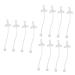 Ibasenice 12 STK Wasser Spier reusable silicone straws.Straw Cup Converter Compatible Bottle Feeding.Straw Sippy Cup Conversion Kit pebble gel baby milk cup transparentx3stk 1 piece (1 Pack)