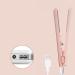 2 in 1 Ceramic Hair Straightener & Flat Iron - 3D Floating Plate Smart Keep Warm Function - Easy to Use - Pink - Buy Online on SooperMarket.com