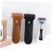 Beavorty 5-St Razor Storage Case | Leather Travel Bag for Shaving - Perfect Razor Cover & Container - Buy Online on SooperMarket.com