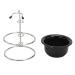 Stylish Stainless Steel Shaving Brush Stand - Portable Men s Shaving Foam Bowl for Barbershop & Home - Ultimate Beard Care Set - Buy Online on SooperMarket.com