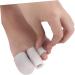 Bunion Toe Gel Protector Sleeves - 10pcs Silicone Rubber Bands for Men and Women - Hammer Toe Spacers - Toe Nail Patch - White Gel Splints - Buy Online on SooperMarket.com