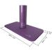 CampTeck Non-Slip Yoga Pad - Soft Foam Knee Pads for Fitness Gym Pilates | Purple Color - Buy Online on SooperMarket.com