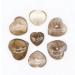 1pc 40mm Natural Crystal Stones Dark Smoky Quartz Heart Beautiful Natural Crystal Stone ERTEYIN - Buy Online on SooperMarket.com