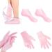 Silicone Socks for Dry Cracked Feet Women Silicone Moisturizing Glove Socks Set Hydrotherapy Gel Socks for Dry Cracked Feet Women Aloe Socks for Post Pedicure Foot Care