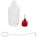 30 Pcs Precision Tip Applicator Bottles Set for DIY Quilling Craft and Acrylic Painting - 1oz Translucent Bottles with Colored Tips and Mini Funnels - Buy Online on SooperMarket.com