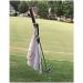 V-Shaped Golf Club Stand - Durable Stainless Steel Design for Clean, Dry, and Visible Clubs - Portable Golf Club Holder - Buy Online on SooperMarket.com