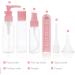 ANKROYU Travel Bottle Set Leak Proof Shampoo Liquid Squeeze Bottle Refillable Cosmetic Container for Shampoo/Body Wash/Lotion(6 Sets-A) 6 Sets A - Buy Online on SooperMarket.com