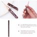 minkissy Nail Polish Acrylic Nail Art Brush Nail Art Liner Pen Double-end Nail Liner Pen Nail Drawing Liner Brush Nail Liner Pen for Drawing Nail Art Pen Leopard Print Metal Line Pen - Buy Online on SooperMarket.com