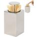 Calakono Stainless Steel Toothpick Holder - Stylish Press Dispenser for Home Bars Clubs & Caf s | International Shipping Available - Buy Online on SooperMarket.com