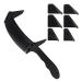 zabeto 1Set Positioning Comb Barber Hair Cutting Comb Salon Hairdressing Clipper Curved Comb for Men Hair Styling Tool Black