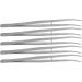 Curved Stainless Steel Overlocker Machine Tweezers - 5Pcs Sewing Accessories - Buy Online on SooperMarket.com