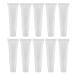 Lip Balm Tube 10ml Refillable Clear Empty Tube for Lip Gloss Balm Cosmetic Container Travel Makeup Accessories