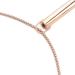 Mindful Breathing Necklace Skin Friendly Stress Relief Mindful Necklace Titanium Steel for Women for Daily Wear Rose Gold - Buy Online on SooperMarket.com