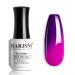 RARJSM Color Changing Gel Nail Polish 15ML Dark Purple to Bright Purple Mood Temperature Change Gel Polish Soak off UV Thermal Gel Nail Polish for Nail Art Manicure DIY Salon at Home RAR699