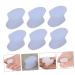8pcs Hallux Valgus Separator Thumb Splint Nail Protector Set - Silicone Cushion for Big Toe, Hammer Toe, Bunion Relief - Foot Yoga Brace for Night Support - Buy Online on SooperMarket.com