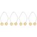 2 Pair Dimple Trainer Tool Piercing Improve Smile Dimple Maker Balls for Face Cheeks (Champagne Gold) - Buy Online on SooperMarket.com