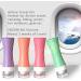 POPDIGITO 3 oz Silicone Travel Bottles Set - 4 Pack Colorful Squeezable Leakproof Containers for Toiletries - TSA Approved Refillable Bottles with Bag - Buy Online on SooperMarket.com