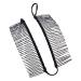Black Large Banana Hair Clips Set - 40 Combs for Natural Curly Thick Hair, Stretch & Adjust, Comfy, Damage-Free, All-Day Hold - Ponytail Style - Buy Online on SooperMarket.com