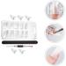POPETPOP 1 Set nail extension set clear fake nail tips clear acrylic nail tips nail extension forms extension nail gel Manicure Extension False Nail pedicure brush plastic artificial 17.8x1.2cm As Shown - Buy Online on SooperMarket.com