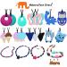 Sensory Chew Necklaces for Kids & Adults - Silicone Donut Chewy Necklace for Autism, ADHD & Anxiety Relief | Chew Toys for Special Needs - SPD Support - Buy Online on SooperMarket.com