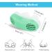 Robesty Anti Snoring Upgrade Nose Air Purifier Vents Plugs Clip | Snoring Reduce for Women Men | Stop Snoring Sleep Aid | Nasal Snore Reducing for Better Sleep | Green - Buy Online on SooperMarket.com