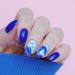 Nail Art Stamping Plate Natural Sea Waves Template - Alexnailart NA011 - Buy Online on SooperMarket.com