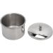 Dustproof Smooth Surface Nail Art Equipment Cup with Lids Stainless Steel Nail Powder Holder Thickening Sturdy Compact Manicure Tools for Nail Design - Buy Online on SooperMarket.com