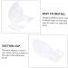 Shop Cabilock 15 Wall-Mounted Shaver Holder - 5pcs Plastic Suction Cup Razor Stand for Bathroom - Durable & Easy to Install - Buy Online on SooperMarket.com