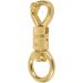 AOWESM Solid Brass Panic Snap 1-1/8 Inch X 4-1/4 Inch Quick Release with Round Swivel and Twist Body (1 Piece) - Buy Online on SooperMarket.com