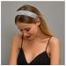 WOVOWO Rhinestone Headband - Sparkly Crystal Diamond Hair Accessories for Women, Non Slip Fashion Bling Head Band - White - Buy Online on SooperMarket.com