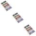 Beavorty 36 Pcs Pearlescent Eyeshadow Pencil Waterproof Eyeliner Pencil Creamy Eyeshadow Pencil Powder 12.5X0.5cmx3pcs Assorted Colorx3pcs
