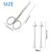 Nose Wax Applicators & Hair Removal Kit - 81 Pieces | Chopsticks Strips Scissors & More - International Shipping - Buy Online on SooperMarket.com