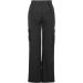 Feancey Women's Black Cargo Pants - Low Waist Wide Leg Trousers for Casual Streetwear - Buy Online on SooperMarket.com