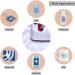 FANGZHIDI Infusible Transfer Ink Sheets 12 pcs Blue Solid Color Bundle - Pre-Printed Sublimation Paper for T-Shirt and Mug - Buy Online on SooperMarket.com