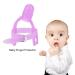 Adjustable Thumb Sucking Finger Protector for Babies & Toddlers - Silicone Teething Ring in Purple - Buy Online on SooperMarket.com