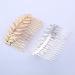 Minkissy 3-Piece Wedding Hairpin Set - Decorative Leaf Bride Accessories in Gold Silver & Rose Gold - Buy Online on SooperMarket.com