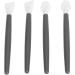 Reusable Swabs Durable Flexible 4 Pieces Silicone Makeup Brush Multipurpose Waterproof Compact for Lip Makeup - Buy Online on SooperMarket.com