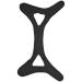 Head Band to Stop Snoring Anti Snoring Chin Strap Black Soft Rubber for All Night for Women