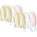 FRCOLOR 36 Pcs Reusable Makeup Remover Gloves & Cloths - Eye Makeup Remover Puffs & Facial Scrubber in Assorted Colors - Buy Online on SooperMarket.com