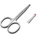 Professional Stainless Steel Hair Trimming Scissors - Safe Eyebrow Eyelash Nose Ear & Mustache Grooming Tools for Precision Trimming - Buy Online on SooperMarket.com