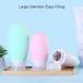Leakage-Proof 100ml Travel Bottles Set - 4 Silicone Toiletry Containers in Pink & Gray | Perfect for Travel & Carry-On - Buy Online on SooperMarket.com