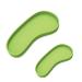 LSTCPGLAI 2 Pieces Shallow Reptile plate Reptile Food Water Bowl Used for Tortoise Corn Snake Crawl Pet Drinking and Eating(Green)