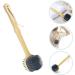 FRCOLOR Loofah Handle Back Scrubber - Silicone Brush for Exfoliation & Massage - Buy Online on SooperMarket.com