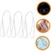 Healeved 3 Adjustable Manicure Fiber Nail Art Fiber Nails Lengthening Tools Nail Extension Nail Diy Extension Fiber Nail Salon Goods Nail Tool False Nails Plastic Fiber Multifunction White - Buy Online on SooperMarket.com