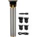 FIOERDTUIE USB Rechargeable Electric T-Blade Trimmer Cordless Powerful Motor Long Battery Life Detachable Blades Hair Cuttings Kit Silver - Buy Online on SooperMarket.com