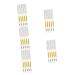 Healeved 25 Pcs White Lying Silkworm Pen Eye Shadow Makeup Cosmetics White Eyeliner Makeup Eyeliner Abs